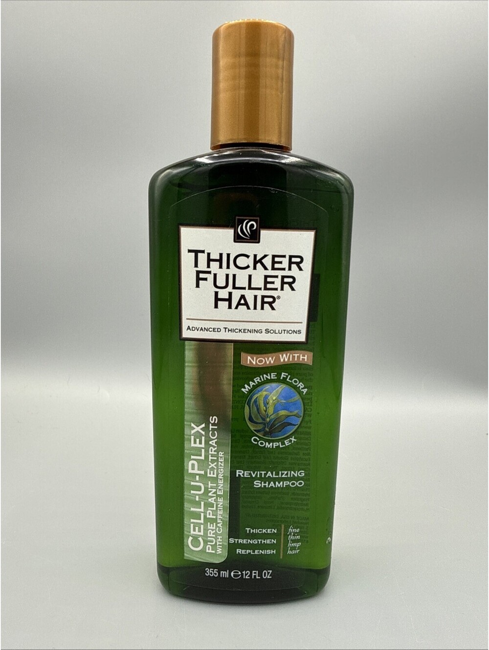 Thicker Fuller Hair Revitalizing Cell-U-Plex with Caffeine Energizer Shampoo